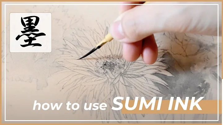 How to use Sumi ink in Japanese style paintings (N...