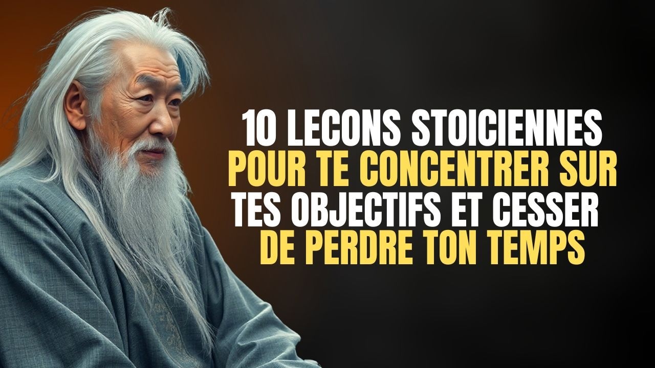 10 LEÇONS STOÏCIENNES pour TE CONCENTRER sur TES OBJECTIFS et CESSER de PERDRE TON TEMPS