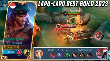 LAPU-LAPU BEST BUILD 2023 | TOP GLOBAL LAPU-LAPU | MLBB