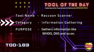 Raccoon Scanner for Information Gathering | TOD -103 | Briskinfosec screenshot 1