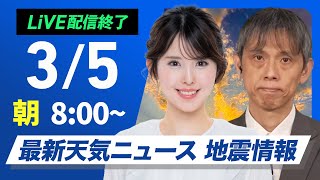 ウェザーニュースの配信のサムネイル画像