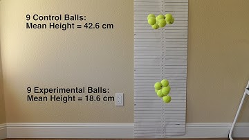 How Temperature Affects Tennis Ball Bounce Height - Science Fair Experiment