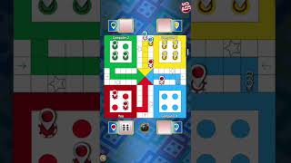 Ludo game play in 4 player match Chakka Goti #gameplay #ludoking #ludo #match #4playerludo #shorts
