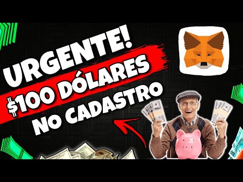 GANHE $100 DÓLARES NO CADASTRO (NOVO AIRDROP) COMO GANHAR DINHEIRO!