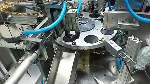 Full automatic ball valve stem O ring assembling machine