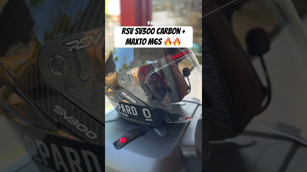 Paket ganteng helm RSV SV300 + Intercom Maxto M6S 🔥🔥 