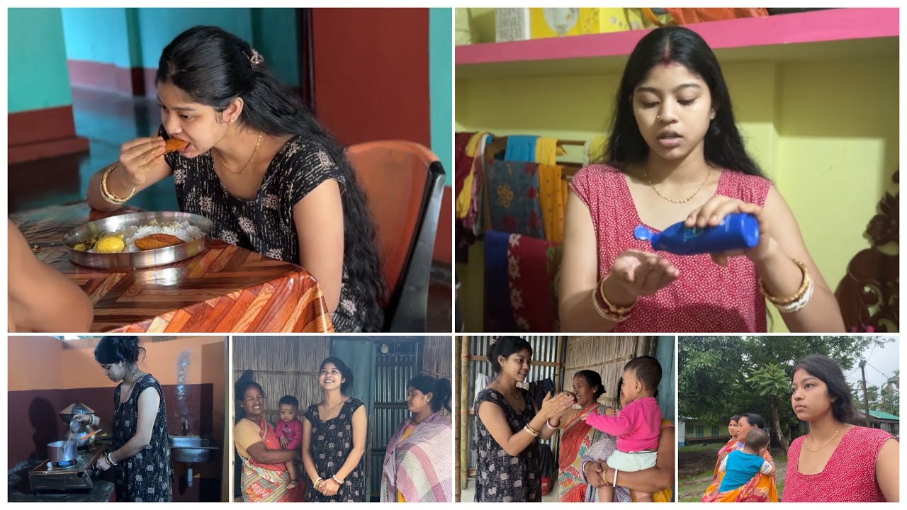 আজকে বাবার বাড়িতে লাস্ট দিন কালকে বাড়ি চলে যাব ॥কারণ কাজের ভীষণ চাপ ॥