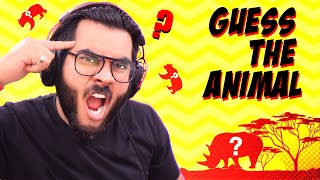 Guess The ANIMALS!! CHALLENGE 😎 | Hitesh KS