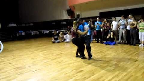 Layssa & Leonardo, short demo at Zouk Workshops in Brno 4.5.-6.5.2012