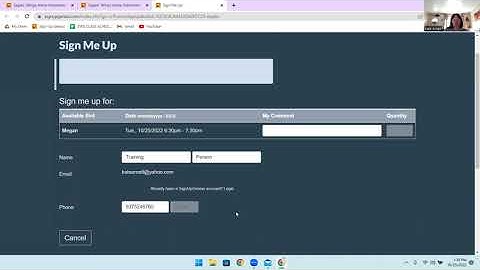 Sign Up Genius Training