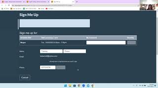Sign Up Genius Training