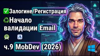 ч.9 MobDev: Залогине/Регистрация. Начало валидации Email (2026)