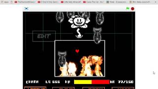 How to make a simple undertale battle #1