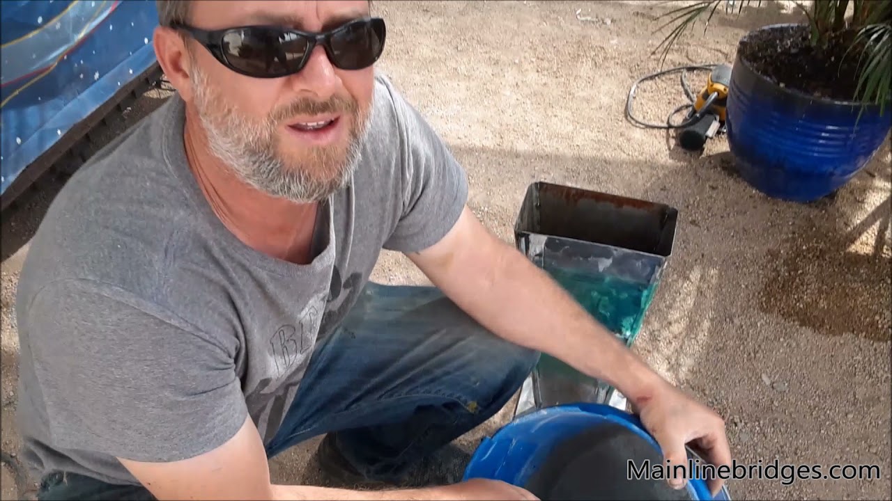 G scale DIY Cement bridge towers