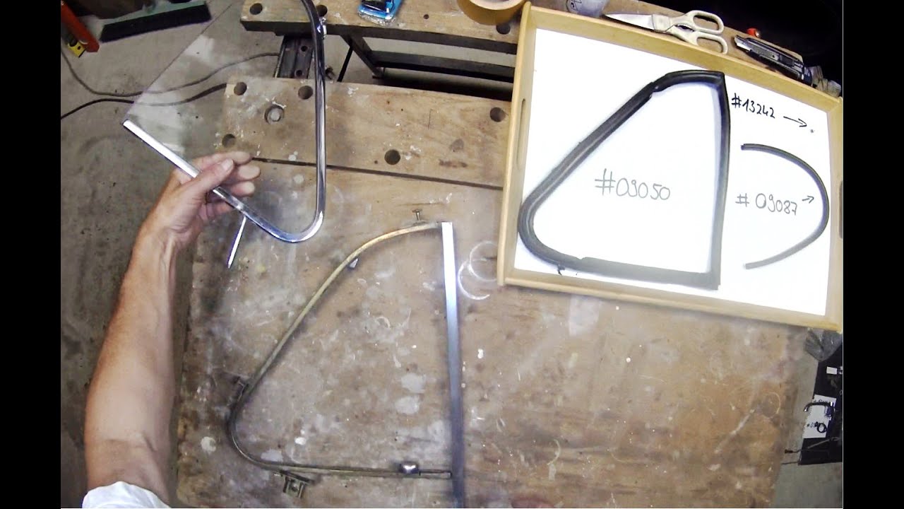 Fiat 500 R Oldtimer Zusammenbau | Ausstellfenster Zusammenbau