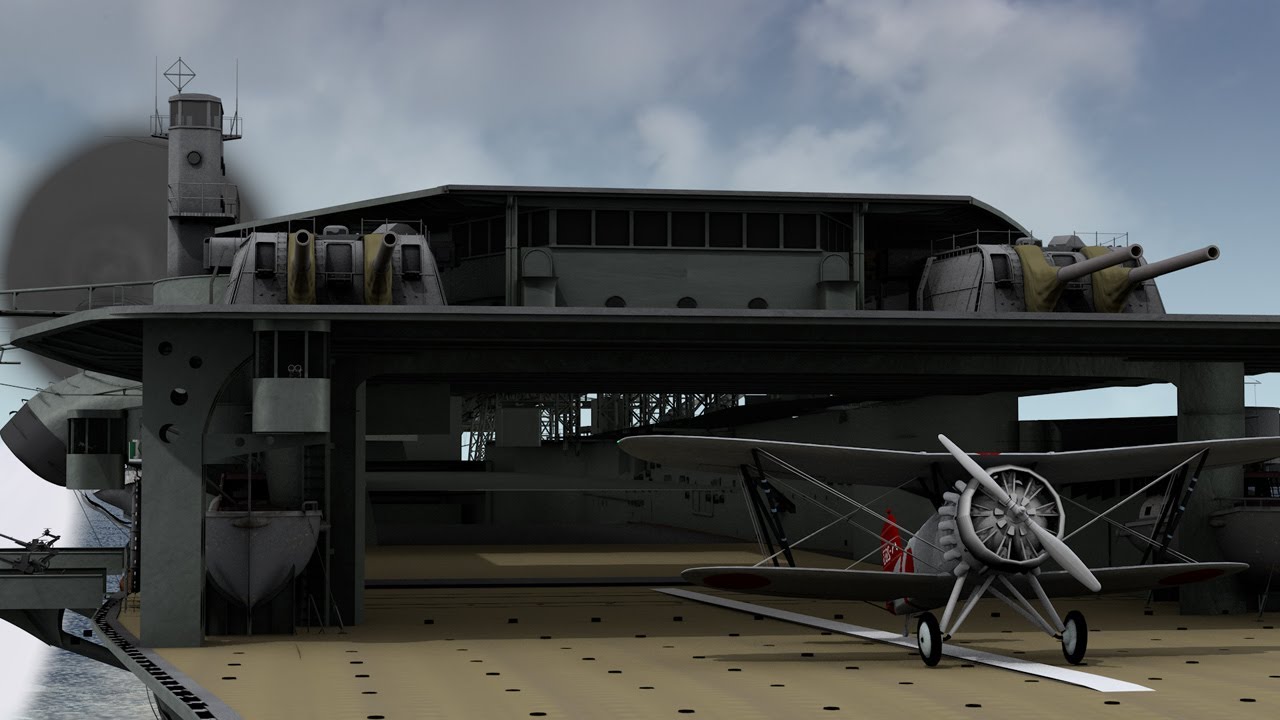 空母赤城の変遷(Transition of aircraft carrier Akagi) - YouTube