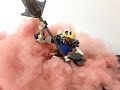 ガンプラジオラマ風仕上げ「覚醒、バルバトス」
