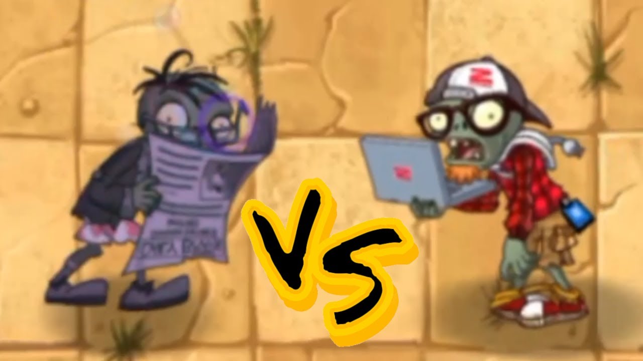 Plants vs Zombies 2 Angry Newspaper Zombie vs All Zombies Mronger