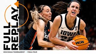 Iowa vs UConn | FULL GAME REPLAY | Caitlin Clark's Historic 2024 Final Four Performance!