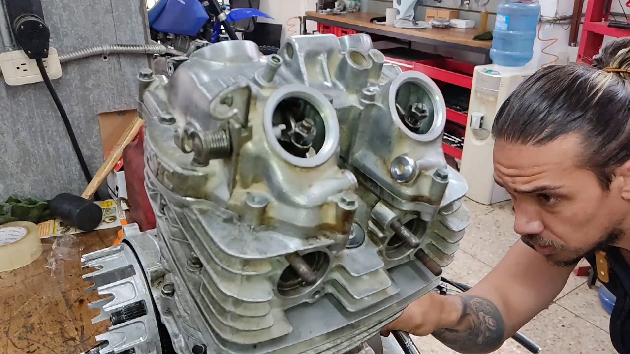 Calibración de válvulas, Honda XR 600...