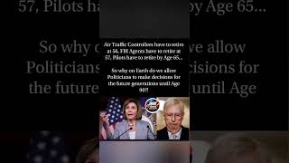 Why do politicians get decades to shape the future, while those who protect it retire early? 🤔✈️👮‍♂️