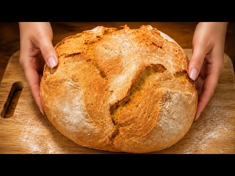 Start right now—a 2-minute dough! No yeast, no waiting. The most magical bread in the world 💫