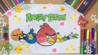 Angry Birds Coloring Pages for Kids - Colour To Learn screenshot 4