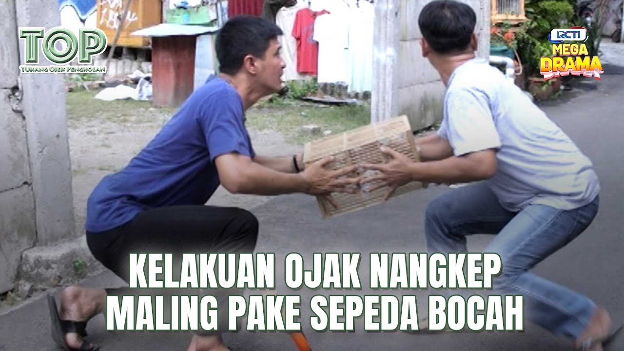 NGEJAR MALING! Ojak Make Sepeda Bocah Buat Ngejar Maling - TUKANG OJEK PENGKOLAN | Eps 24 Part 3