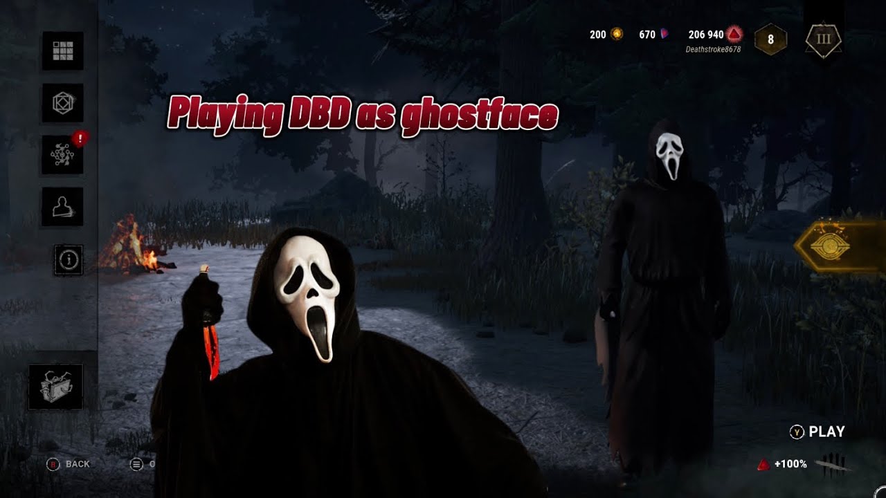 First video | Playing Dead by Daylight as Ghostface - YouTube