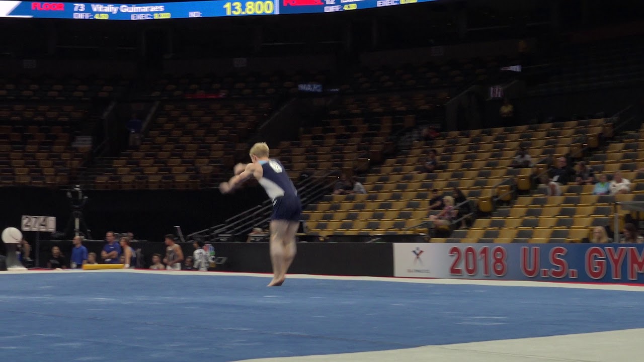 Colt Walker Floor Exercise 2018 U.S. Gymnastics Championships