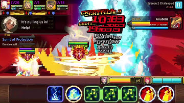 Crusaders Quest - EP2 Challenge 2 Hidden Decaying Pantheon - Archon Dara Wolfgang Bella Frantz