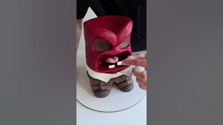Торт с персонажем Гнев из мультфильма «Головоломка»