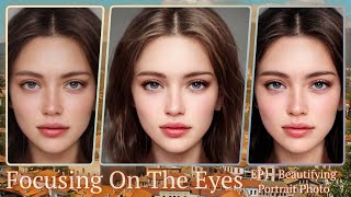 Ep1 - Focusing On The Eyes Beautifying Portrait Photo