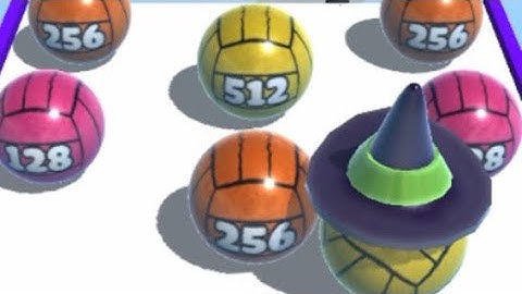 BALL MERGE 2048 - All Levels Gameplay IOS (Levels 48 - 49).