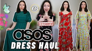 Asos SPRING DRESS Try-On Haul 2024 | £15 Dress Review