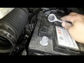 Peugeot 5008 2.0.HDI remove battery and replace
