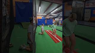 Part 2 of Karas first pitching lesson with Coach Ellie Small. #pitching #pitchingmechanics #pitch