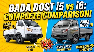 Ashok Leyland Bada Dost i6 vs i5: Which is the Real King of Payload? 🚚 | Full Comparison 2026