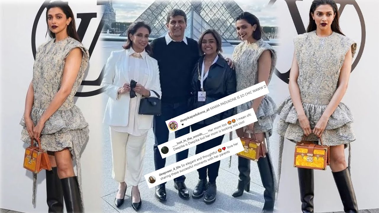 Deepika Padukone attends the Paris Fashion Week in style