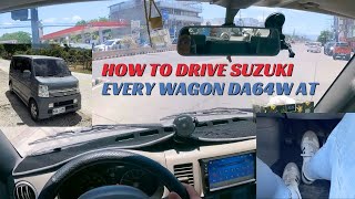 PAANO MAGMANEHO NG SUZUKI EVERY WAGON DA64W AUTOMATIC TRANSMISSION | Tutorial for Beginners