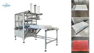 #packingmachine Full automatic small empty plastic bottle bag packing machine with servo motor