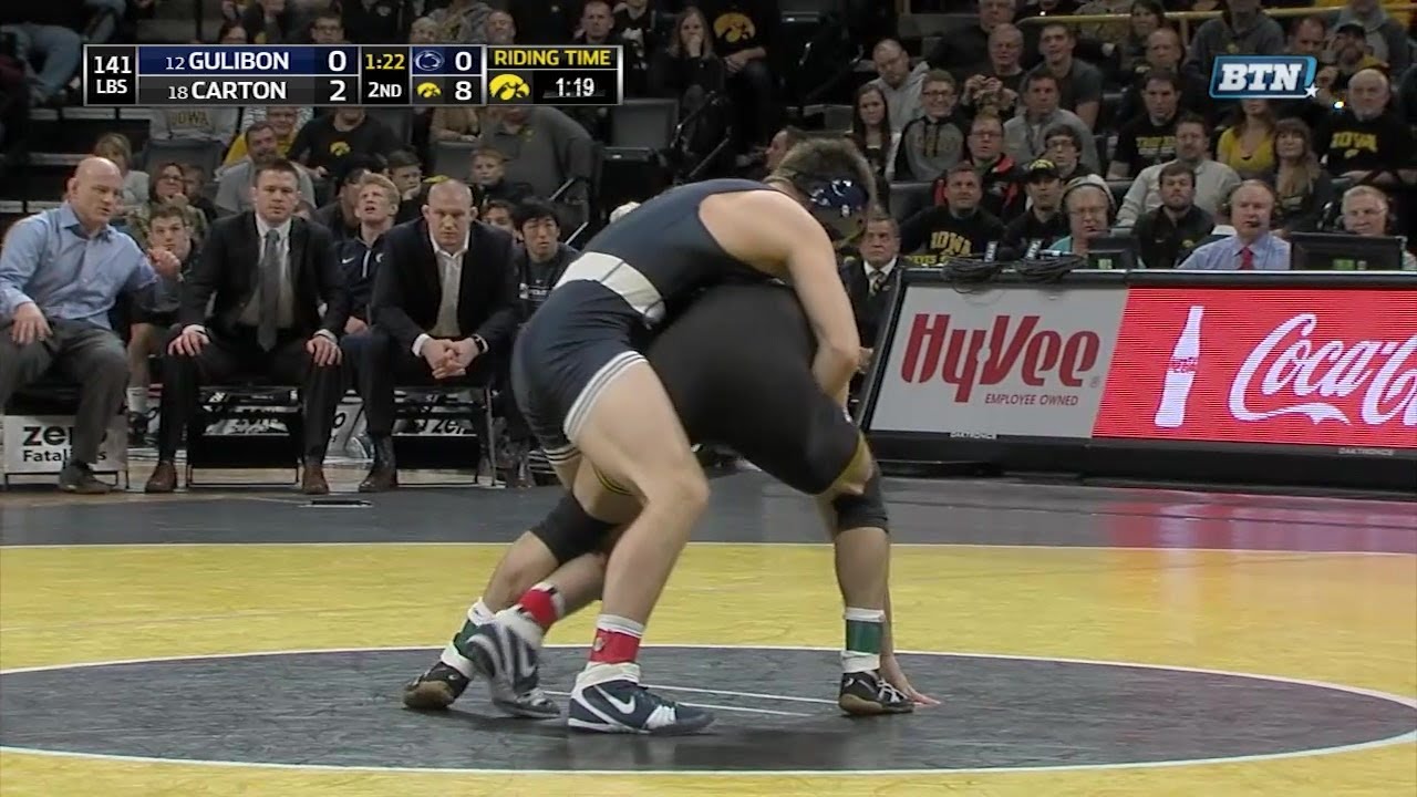 Big Ten Rewind 2017 Wrestling 141 LBs Penn State s Jimmy Gulibon 