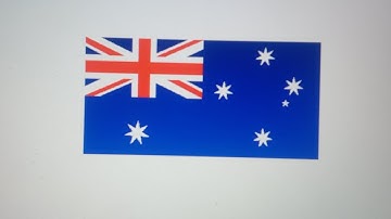 how to make the Australian flag in python