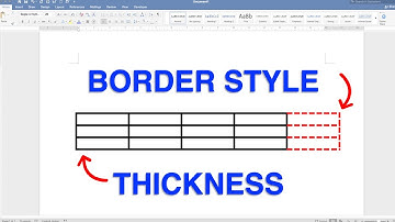 How To Change Table Border Style In Word