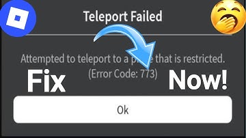 How to Fix Error Code 773 on Roblox (2025)? Fix the problem! 