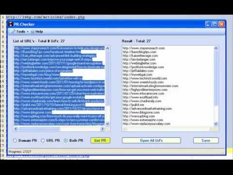google-pagerank-checker-&-url-scraper