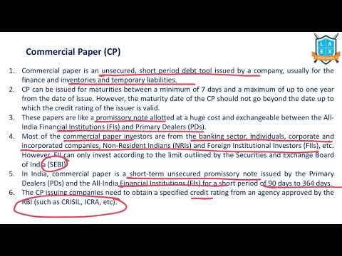 Video What is Commercial Paper? || Commercial Paper అంటే... - youtube
