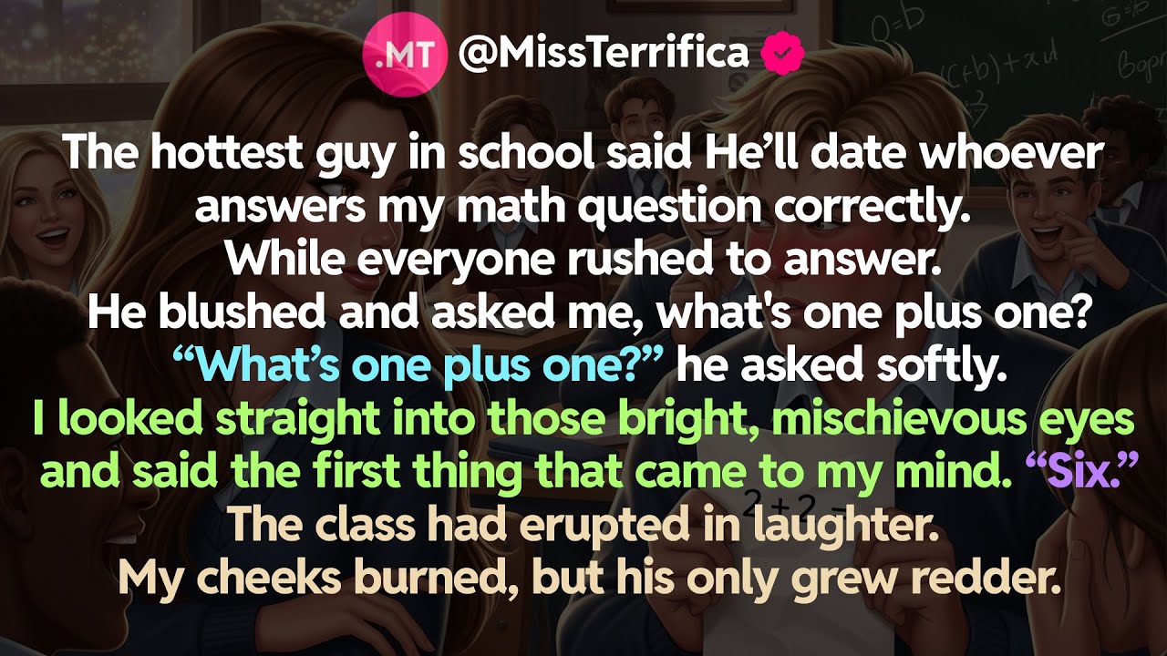 Самый крутой парень в школе сказал, что будет встречаться с той, кто правильно ответит на мой воп...