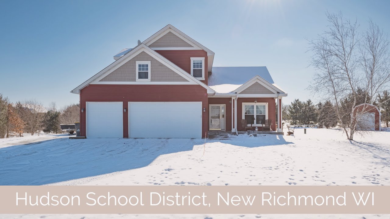 Home for sale in New Richmond, WI (Hudson School District) YouTube