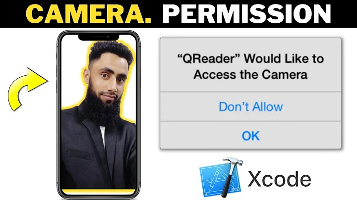 How to Add iOS App Camera Access Permission in XCode | Camera Usage Description | [Approved]